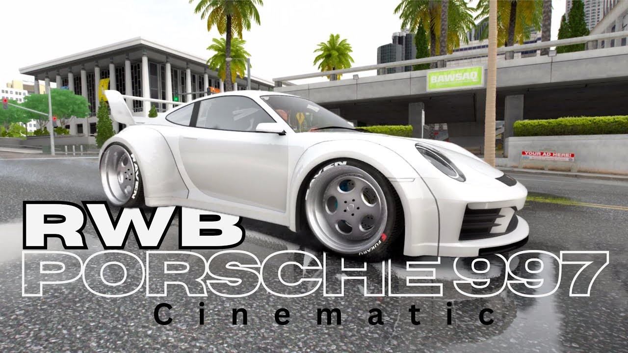 Porsche 997 WideBody RWB [Gta-V Cinematic] #porsche #gta5mods - YouTube