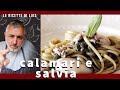 pasta calamari e salvia