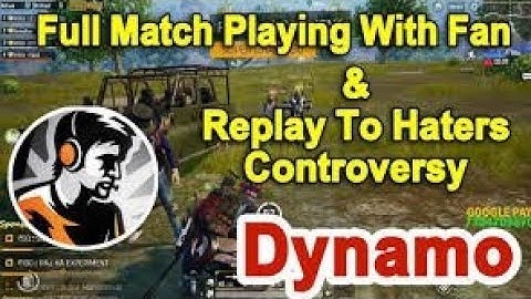 Dynamo gaming angry reply to haters |full  video emulator pubg vs mobile pubg contraversy  explained