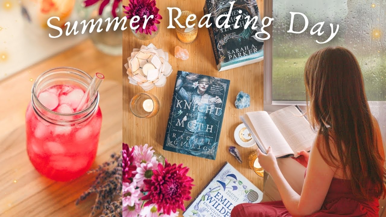 Cozy Summer Reading Vlog 📚 Rainy Day at the Bookstore, Cozy Recipes & Book Recommendations