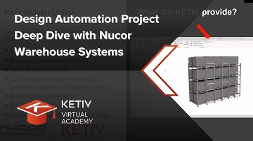 Design Automation Project Deep Dive with Nucor Warehouse Systems | KETIV Virtual Academy