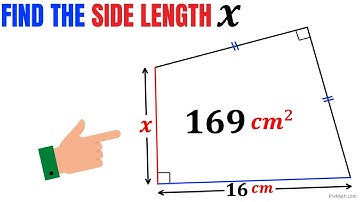 Calculate the side length X | How to Think outside the Box? | Important Geometry skills explained