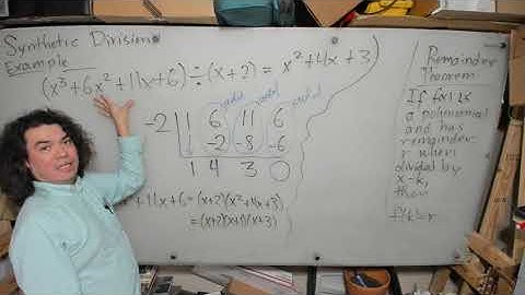 Video 3: Synthetic Division Example 3