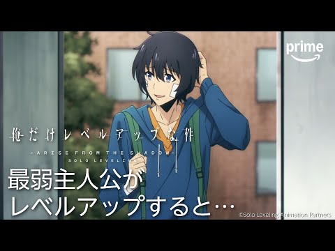 『俺だけレベルアップな件 Season 2 -Arise from the Shadow-』最弱主人公がレベルアップすると…｜プライムビデオ