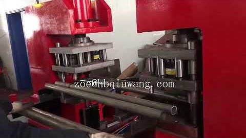 High-speed pressing machine for pipe end reducing end forming