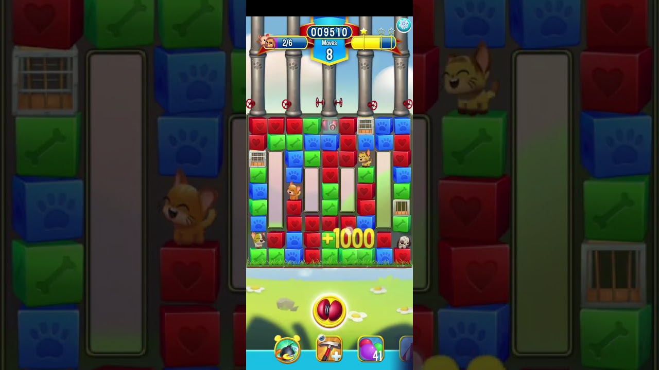 Pet Rescue Saga level 4731 one balloon