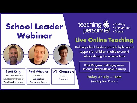 Teaching Personnel & Bramble (Live Online Teaching)