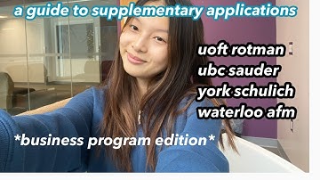 uni tips | business supplementary guide (WITH practice questions) Sauder, Rotman, Schulich and afm