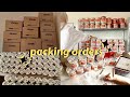 How I pack my orders! | shopee orders, huge orders, door gifts