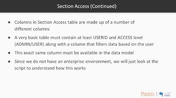1  Section Access. Qlik Sense
