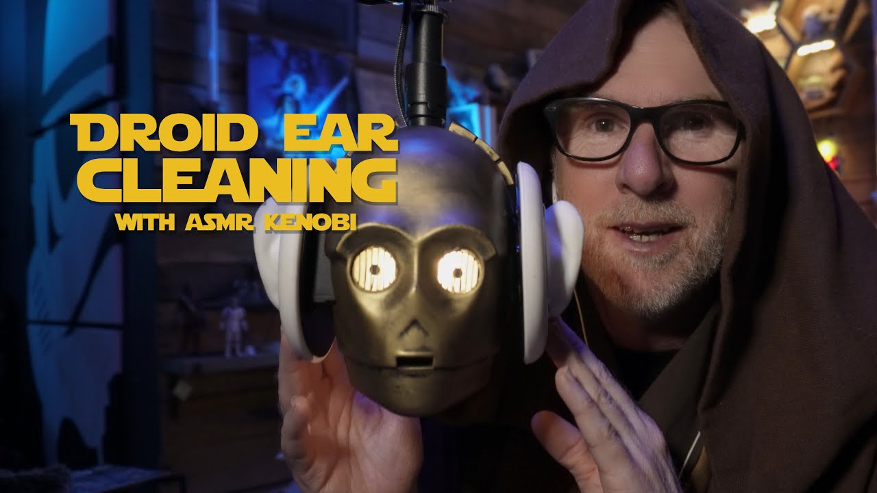 ASMR Droid Ear Cleaning will give you insane tingles (Binaural audio on 3Dio mic)