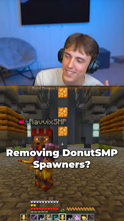 I Told DrDonut to Remove Skeleton Spawners! #donutsmp #minecraft #ravvixsmp