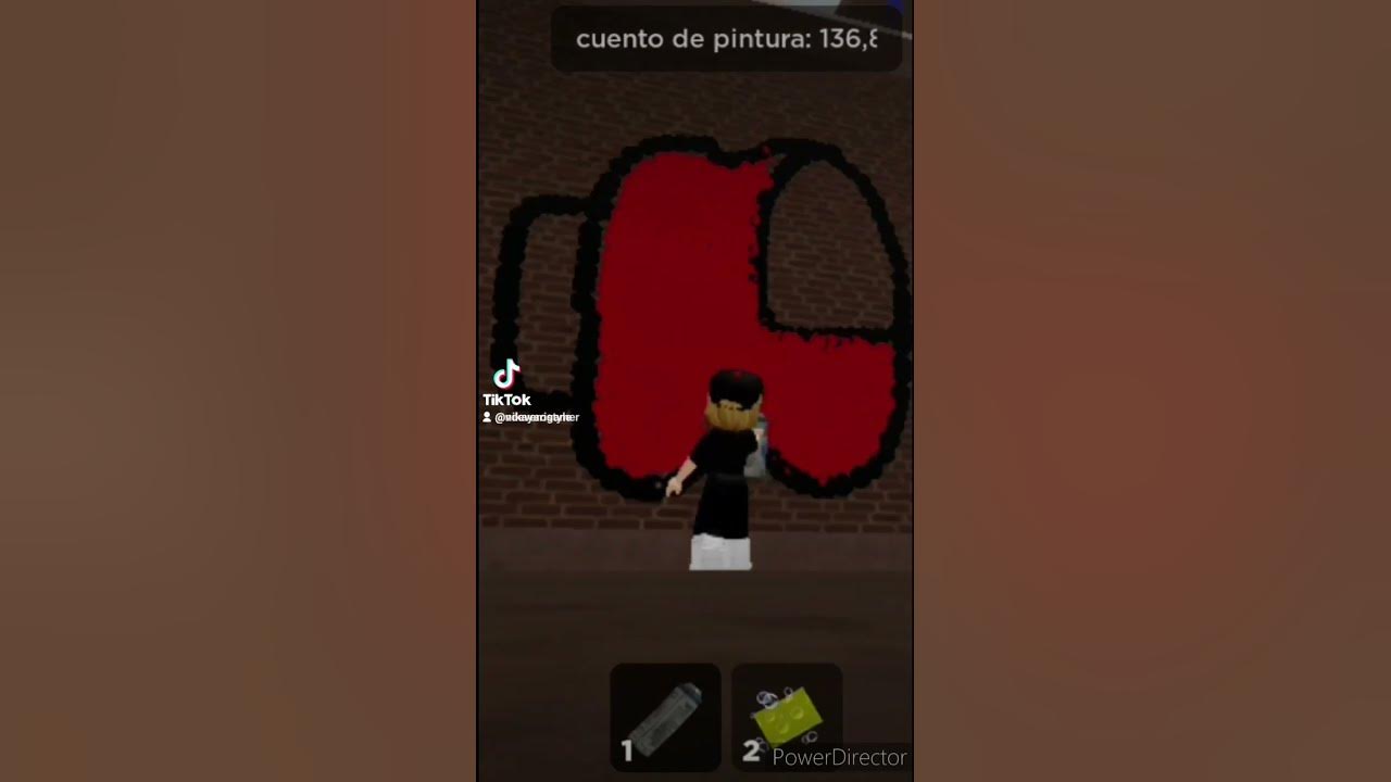 SPRAY PAINT ROBLOX AMONG US - YouTube