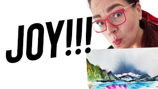 How to Actually Enjoy Painting Landscapes!!!