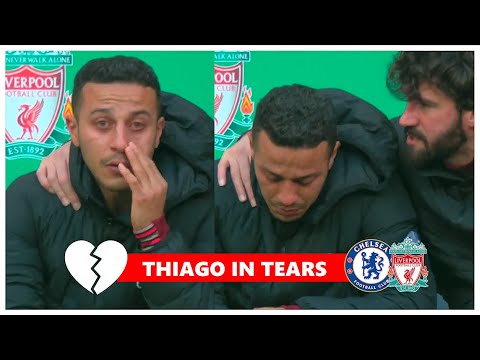 Liverpool's Thiago Alcantara Seen Crying At EFL Cup Final After ...