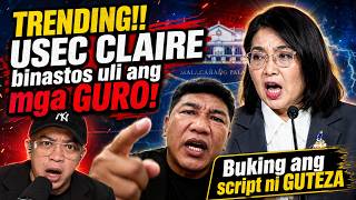 TRENDING!! USEC CLAIRE binastos uli ang mga GURO! Subtitle- Buking ang script ni GUTEZA
