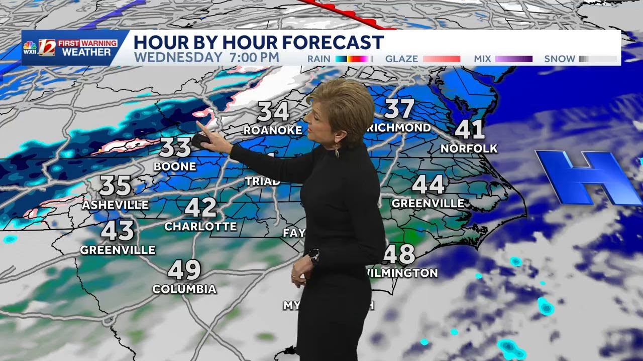 Cold mornings continue, potential weekend winter storm - YouTube