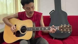 Yamaki F-160 Japan All Solid Rosewood - YouTube