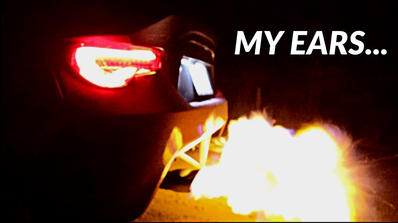 CRAZY Backfire/Pop Tune for the Scion FRS!! (MASSIVE FLAMES) - YouTube