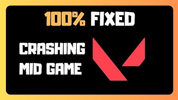Valorant Keeps Crashing Mid Game - EASY FIX!