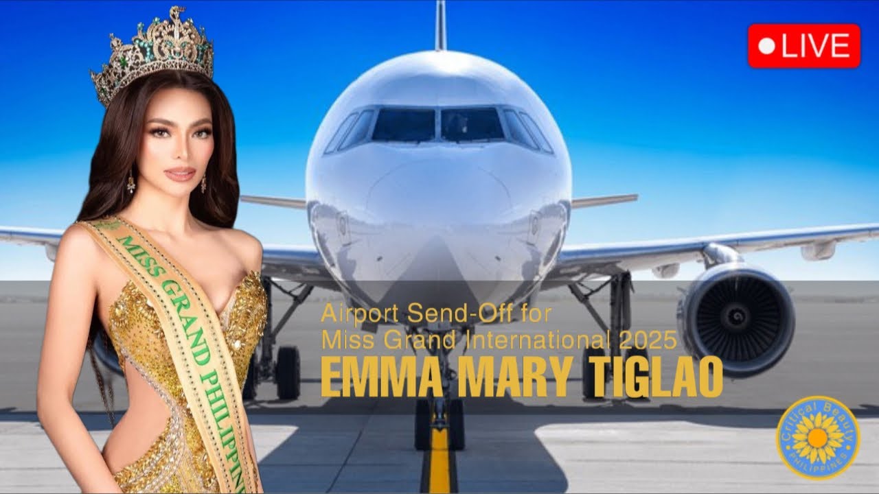 LIVE | Emma Mary Tiglao Airport Send-Off for Miss Grand International 2025