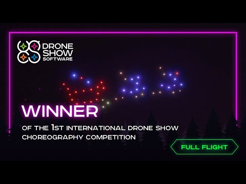 Winner | Full Flight | 1st International Drone Show Choreography Competition Winner (Real Time)