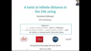 Veronica Collazuol - A twist at infinite distance in the CHL string