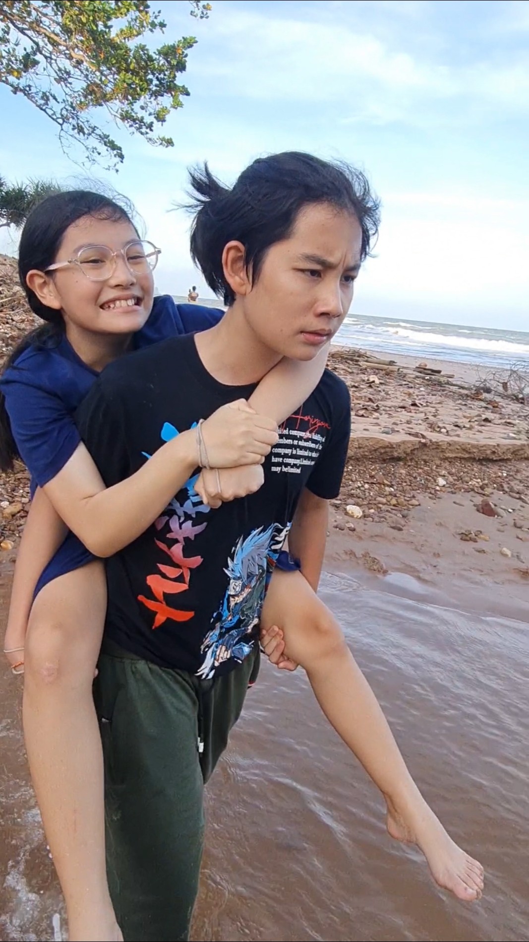 My Hero Brother‼️ How to Survive Flood Sea? ?❤️? | JJaiPan #Shorts