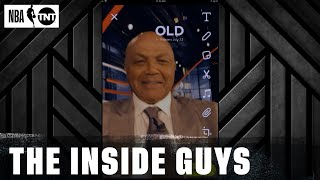 Shaq, Kenny, Chuck & Ernie Try Out A New Aging Filter | NBA on TNT