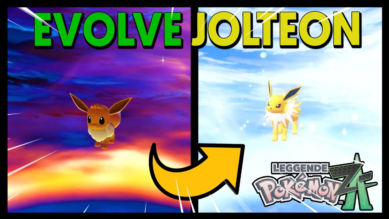 КАК ЭВОЛЮЦИОНИРОВАТЬ ИВИ В ДЖОЛТЕОНА В POKEMON LEGENDS Z-A