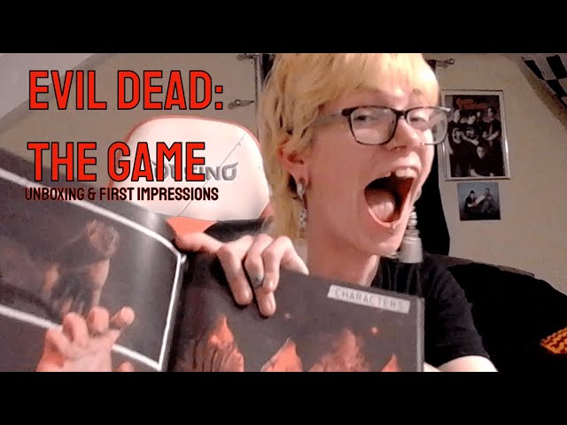 Definitely the GROOVIEST #unboxing we've done #evildead #evildeadthega