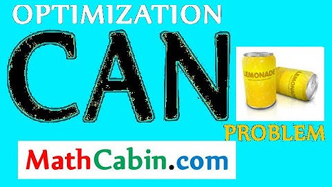 🕋Optimization Soda Can problem ! ! ! ! !