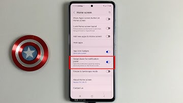 Swipe down on home screen to see notification panel on Samsung A53 5G Android 12