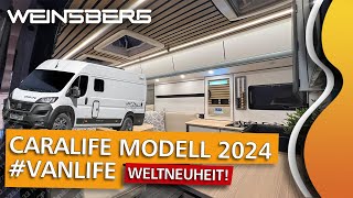 Camper Van Neuheit: Weinsberg Caralife 630 LQ - Luxus, Komfort und Innovation vereint vanlife
