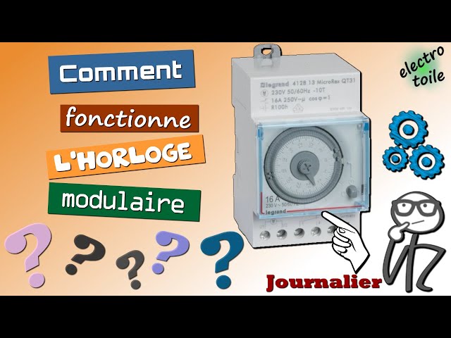 Interrupteur horaire journalier analogique Legrand