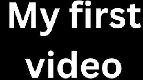 My first video + first stickman animation