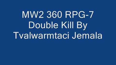 MW2 RPG-7 360 Double Kill