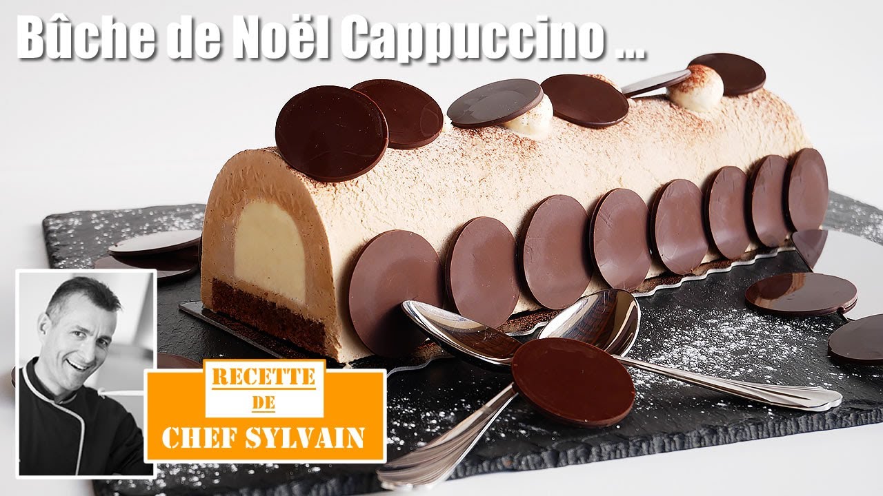 Buche de noël Cappuccino - Recette par Chef Sylvain !