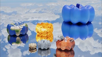 Pumpkin planet bouncing | Planet Size Comparison 3D | Solar System Planet Bouncing Animation