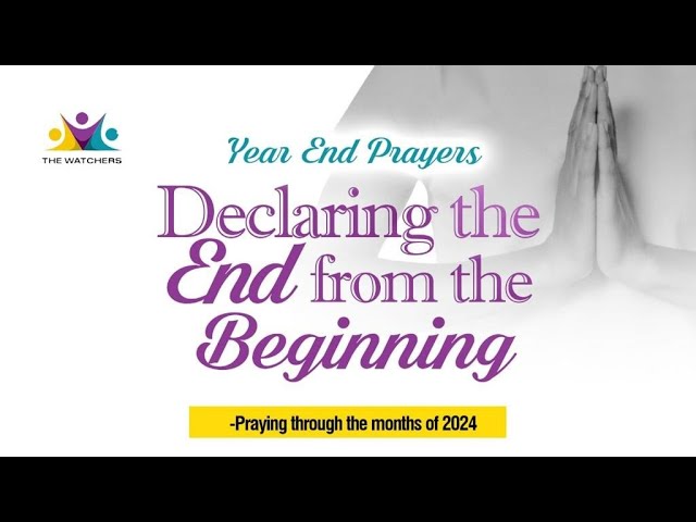 Declare the End From The beginning 