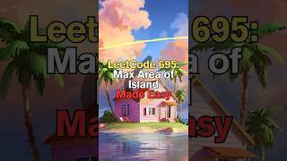 LeetCode 695: Max Area of Island Made Easy #shorts #short