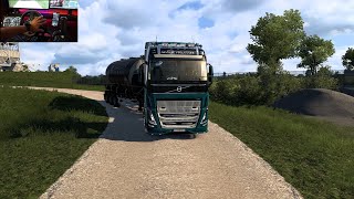 Drive New Volvo FH 2022 In Euro Truck Simulator 2 With Logitech G29! (2k)