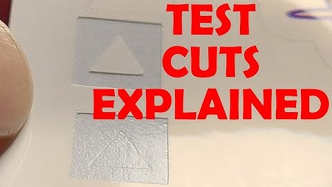 Silhouette Studio - Test Cut - Beginner Tutorial