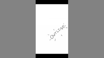 outline simple animation #shorts