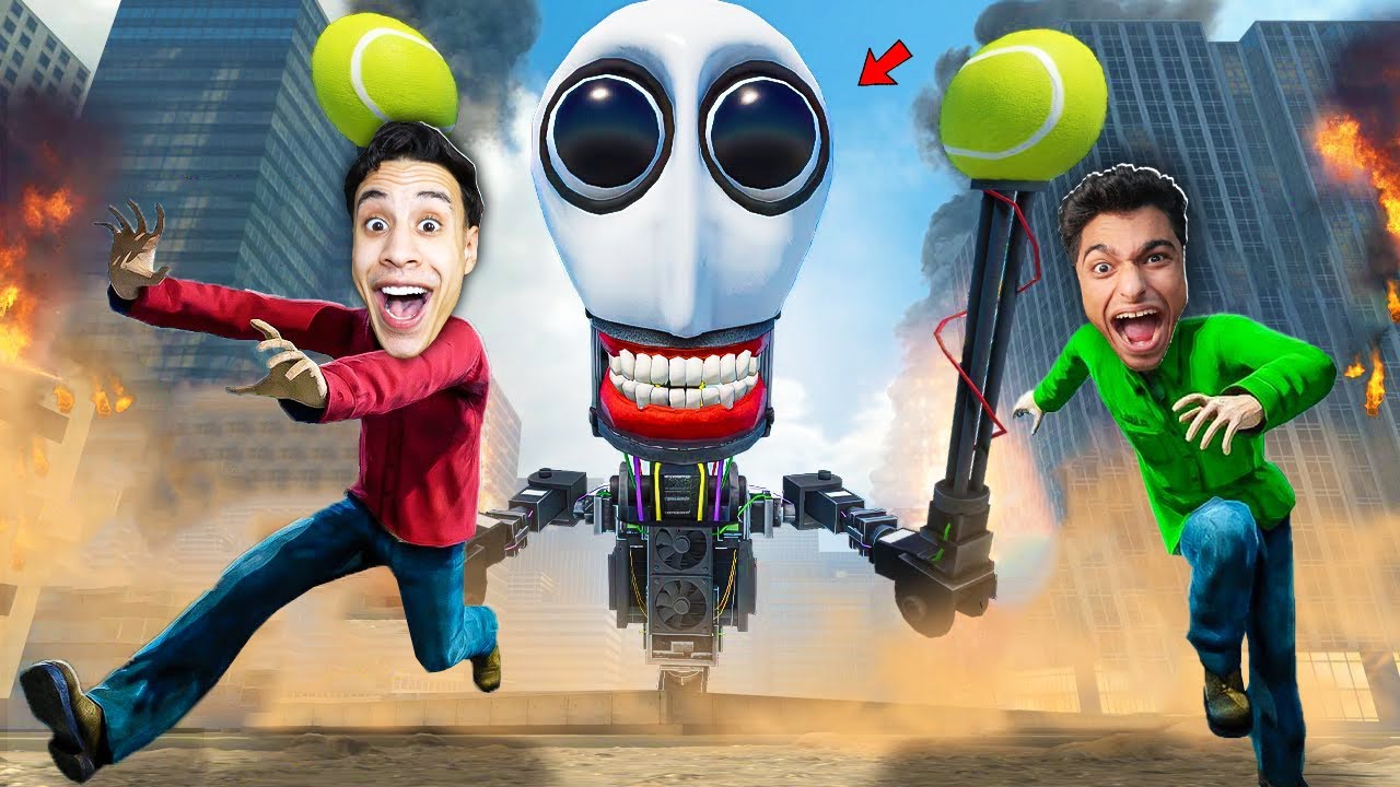 محاولة الهروب من جيش روبوتات بالذكاء الاصطناعي مع عبدو ماندو 🤖🔥 | Garry's Mod