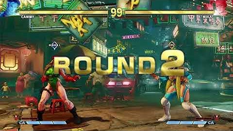 STREET FIGHTER V Cammy vs R Mika