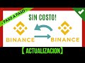 💸 BINANCE PAY:  Cómo TRANSFERIR de una Cuenta BINANCE a otra SIN COMISIONES ❓ 【 ACTUALIZADO 】🔄 Fácil