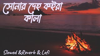 সোনার দেহ কইরা কালা | Deho Koira Kala | Lyrical Video | (slowed+Riverb+Lofi | Old songs new Version|