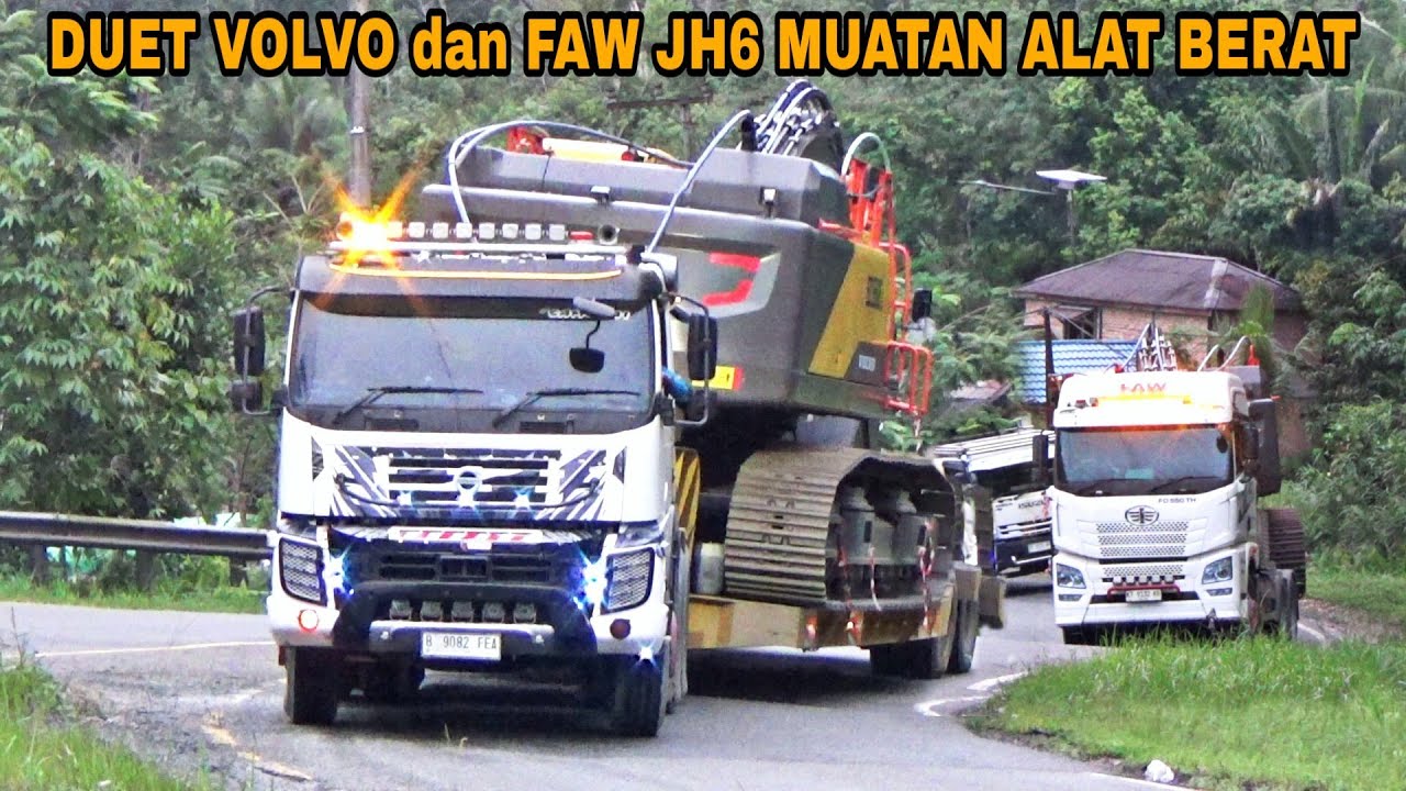 Astaga‼ truk kontainer Sudah Nembak dari bawah di tengah tengah tanjakan malah kehabisan Tenaga
