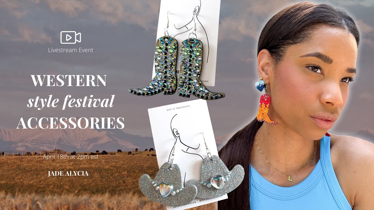 Western Style Cowgirl Accessories For Special Occasion 🪩👢